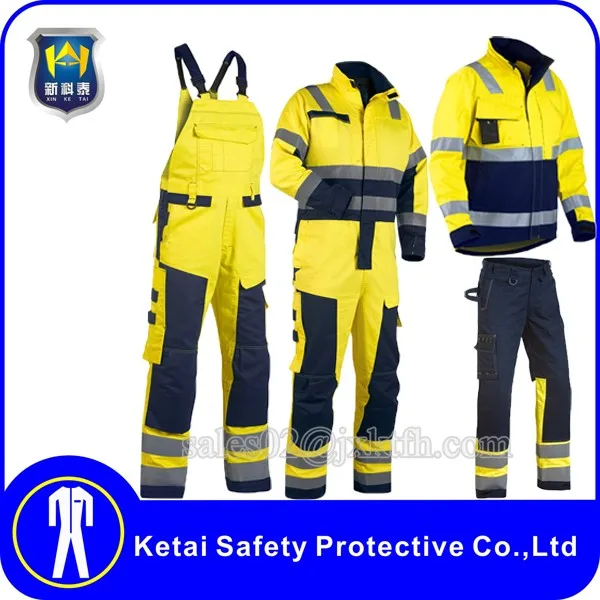
China Manufacturer Work Overalls Flame Retardant Workwear 