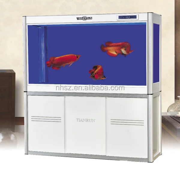 Luxury aquarium big glass arowana aquarium