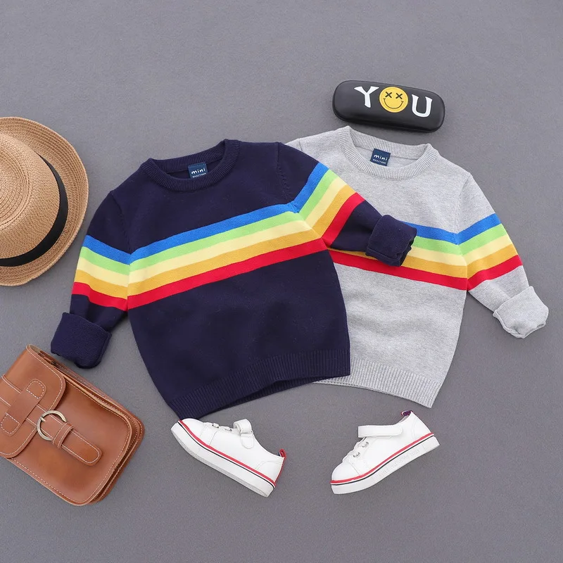 
Latest design new fashion personality kids winter sweater boutique children sweater clothes 