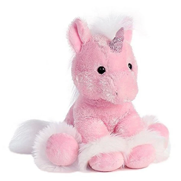 Soft Cute Pink Plush Unicorn Toy For Girl, Pink stuffed animal unicorn soft Toy