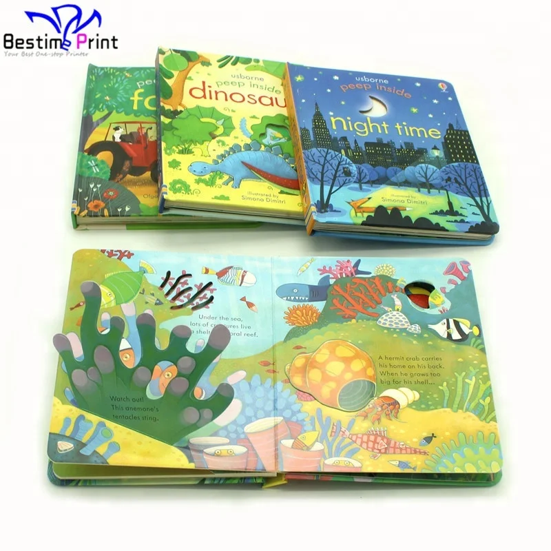 Услуги печати детских книг в твердом переплете с откидной крышкой