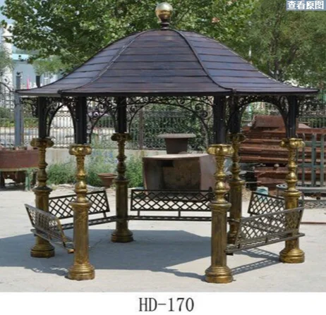 2014 china manufacturer forged iron pergola