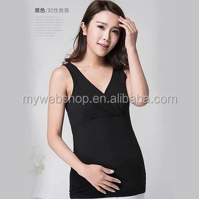 Maternity Underwear Cotton Nursing Camisole Pregnant Wireless Outdoor women maternity vest nursing vest maternity clothes