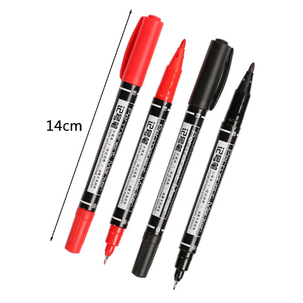 
2017 Colorful Twin tip permanent marker pen,eco-friendly non-toxic permanent marker, easy-dry thin Marker pen 