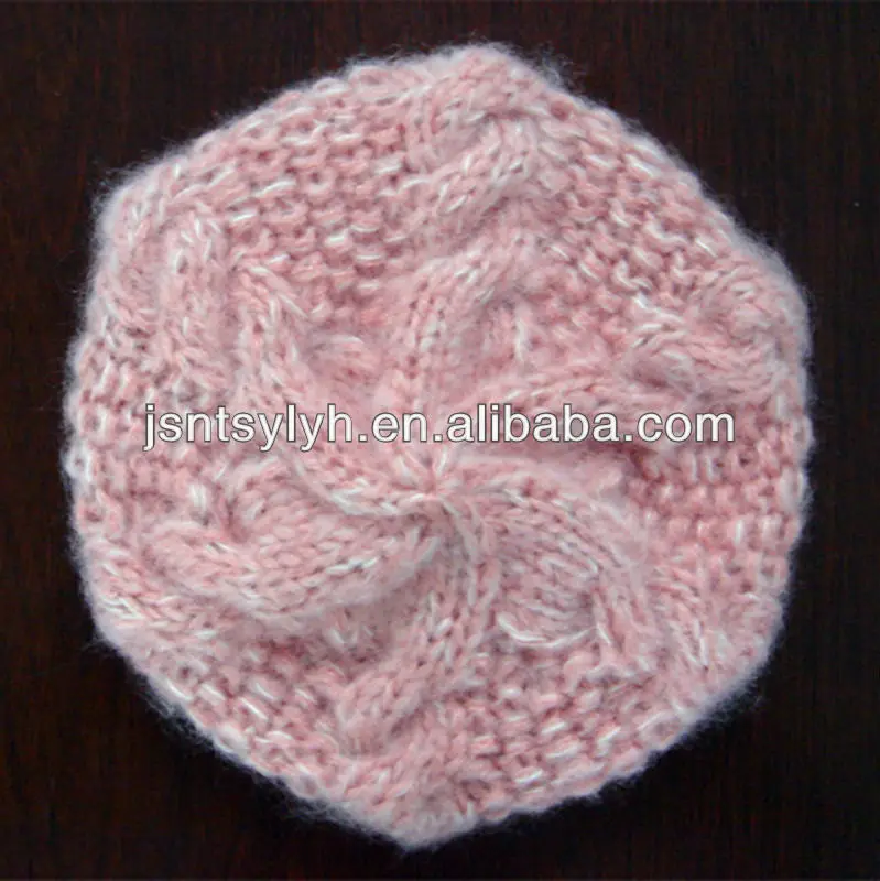 
100% акриловый милый теплый вязаный берет 