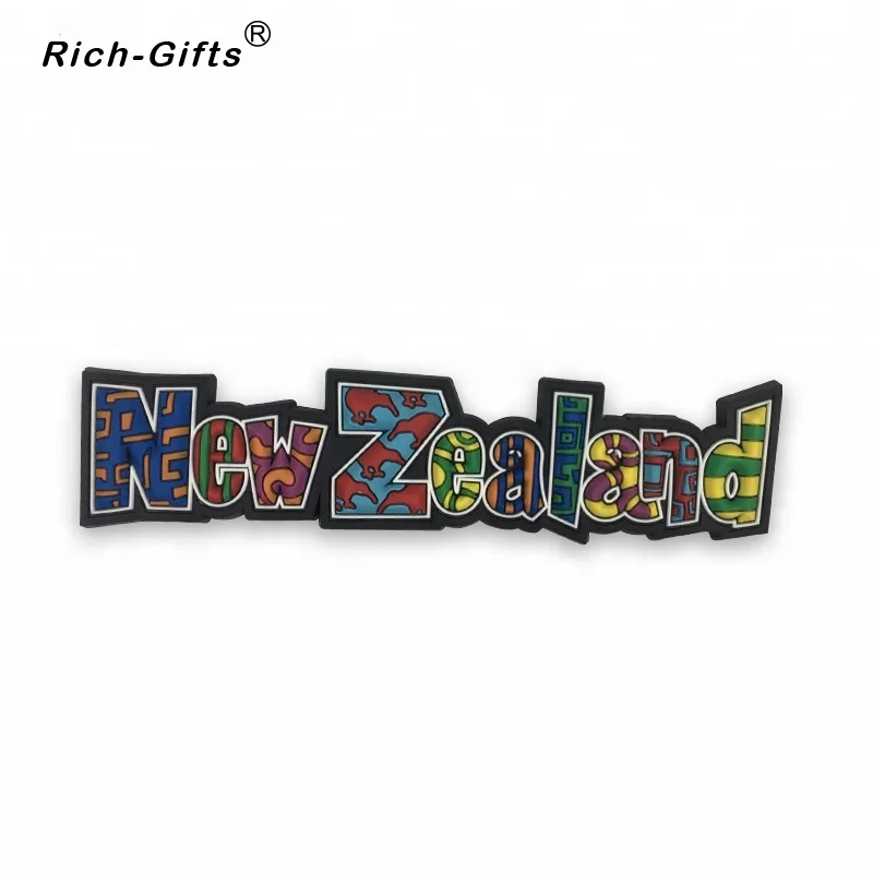 
Custom New Zealand Rubber Country Fridge Magnet 