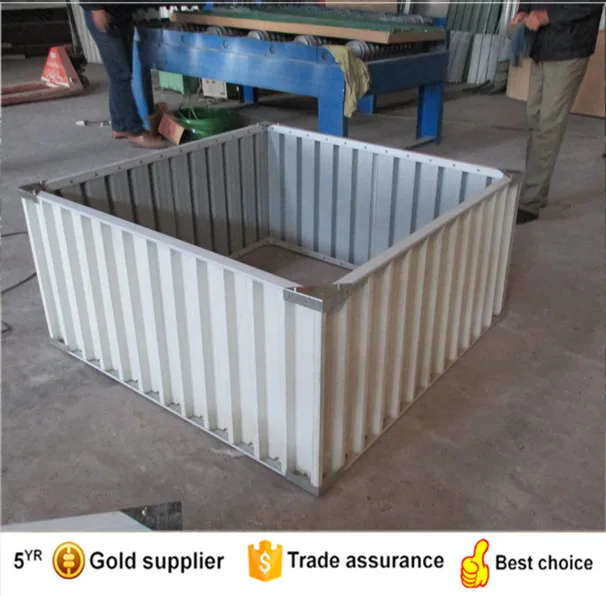 Прямая поставка с завода, стальная поднятая садовая кровать, мгновенная посадка, металл, 65 д * 65 Ш * 30 в см