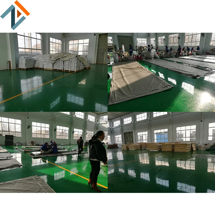 500gsm transparent PVC Laminated  Canvas Tarpaulin