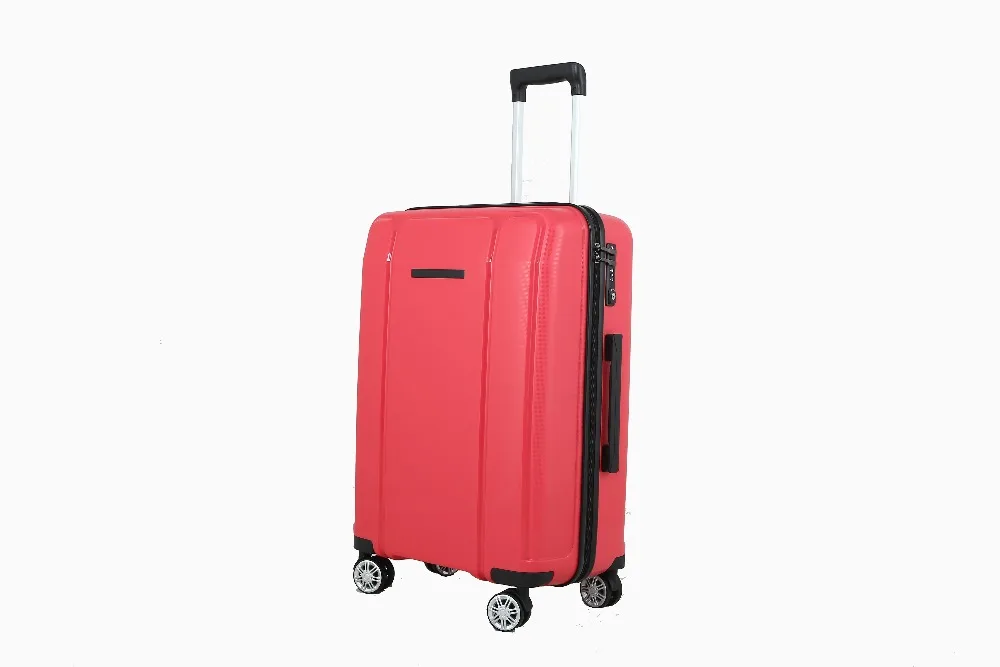 H2 carry-on luggage red women travel bags luggage with removable wheels
