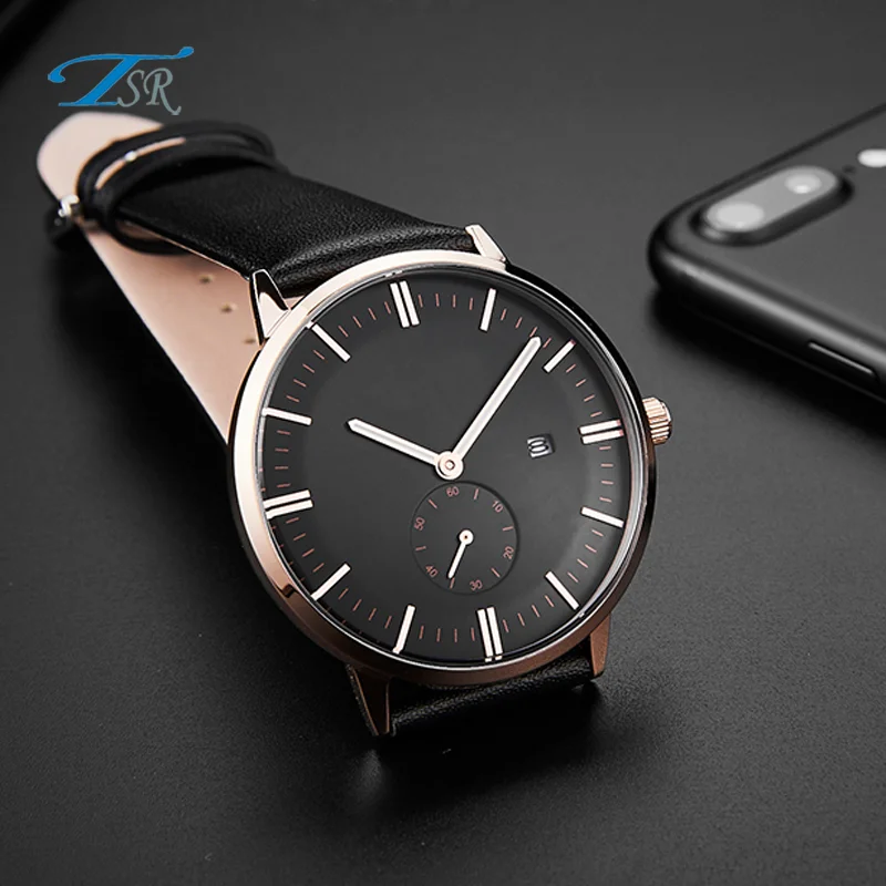2022 Hot Sale All Type Description Of Simple japan movt designer Men Quartz wrist watch men