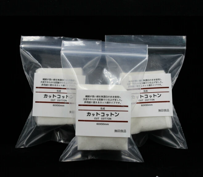 High Quality Japanese Organic Vape Cotton Pads No Adhesive Koh gen do Cotton