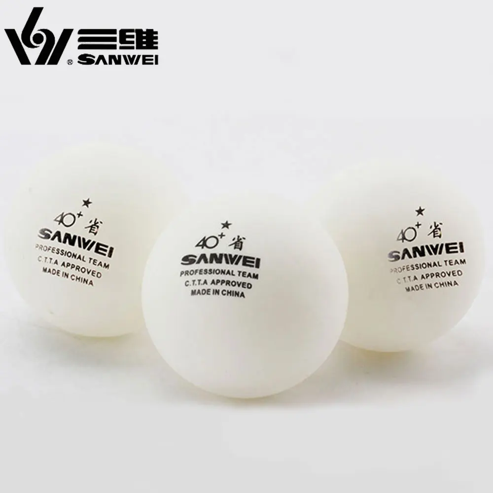 Sanwei  ABS material 1 star ping pong balls daily club training ball table tennis ball