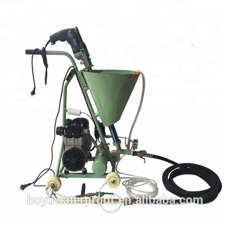 wall handheld cement plastering machine mortar concrete spraying grouting machine