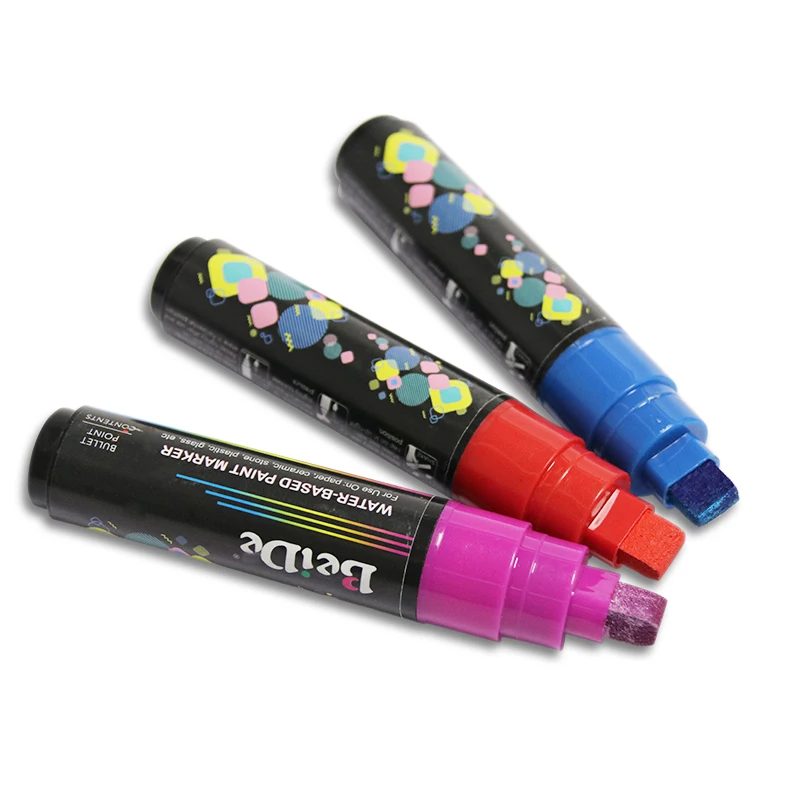 Custom nox-toxic acrylic paint marker for rocks, stone, metal, pottery, treated smooth wood, plastic, terra-cotta, polymer clay