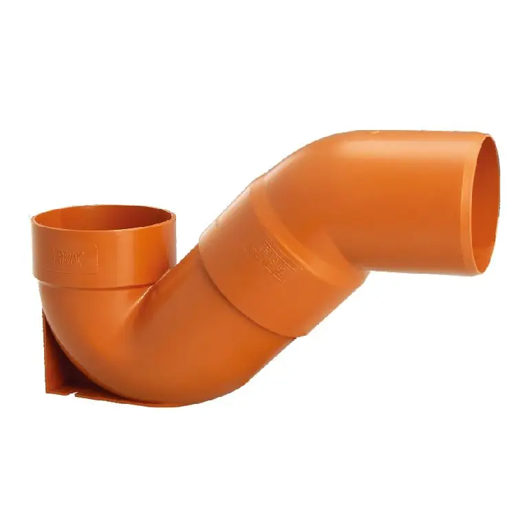 PVC-U P-trap for bathroom drainage BS&DIN ERA brand