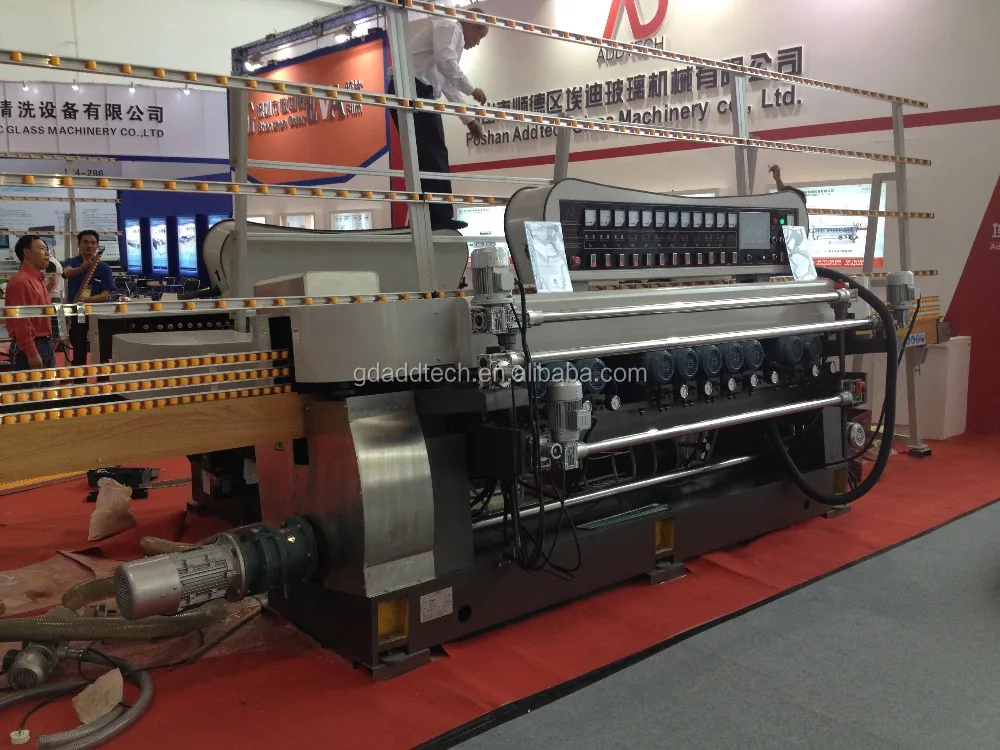 
Small glass beveling machine / Perfect mirror polishing / ABB motors and PLC control 