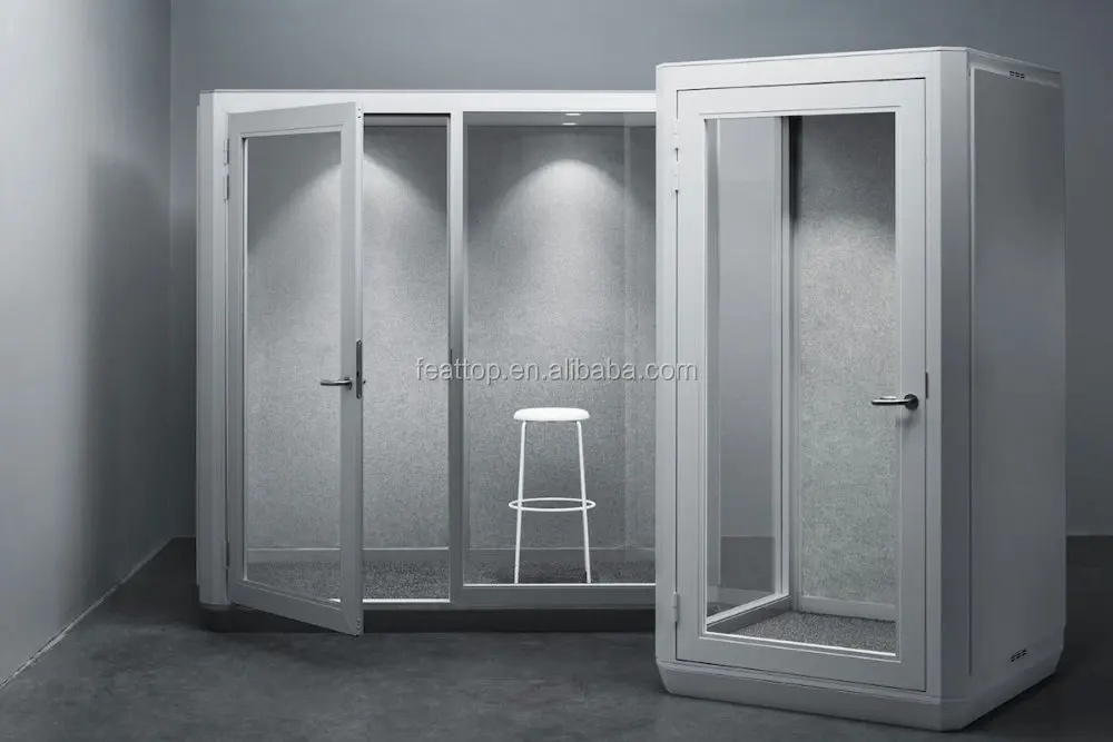 High Quality Customized Double soundproof office phone booth, privacy pod