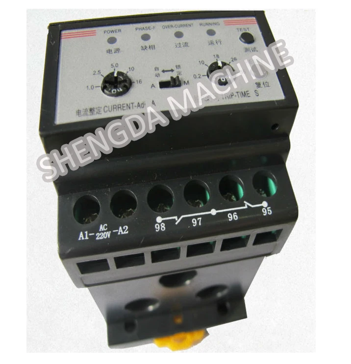 3.2.01.14.J1AS-B Electrical Protective Devices 16A Relay Electronic For 0.5-7.5KW AC Motor Overload Protection