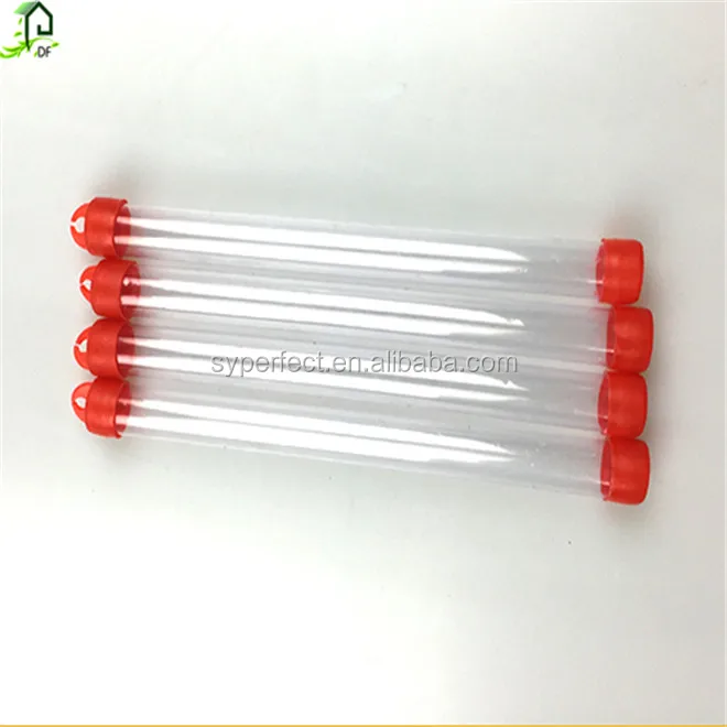 Inside 30mm Outside 32mm Clear PVC Packaging Incense Tube