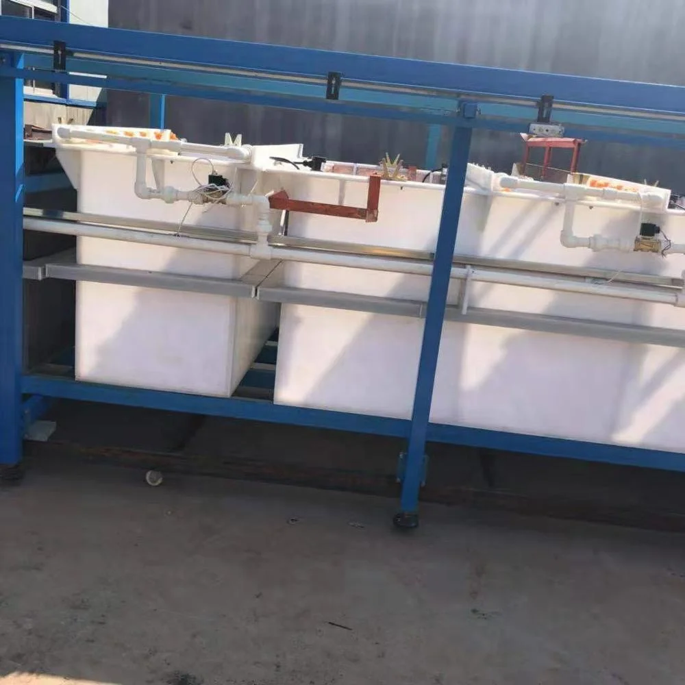 
metal electroplating machinery / plating line automated / plating production line 