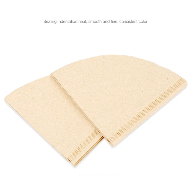
V-Type natural non-bleached coffee filter paper 