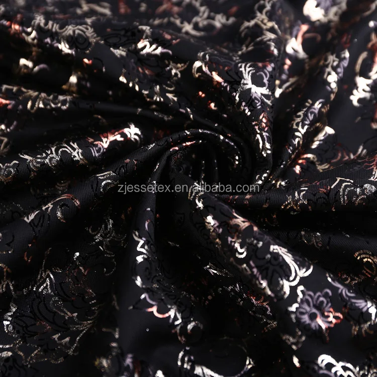 
New fashion FDY korean cotton muslin glitter fabric cut pieces 