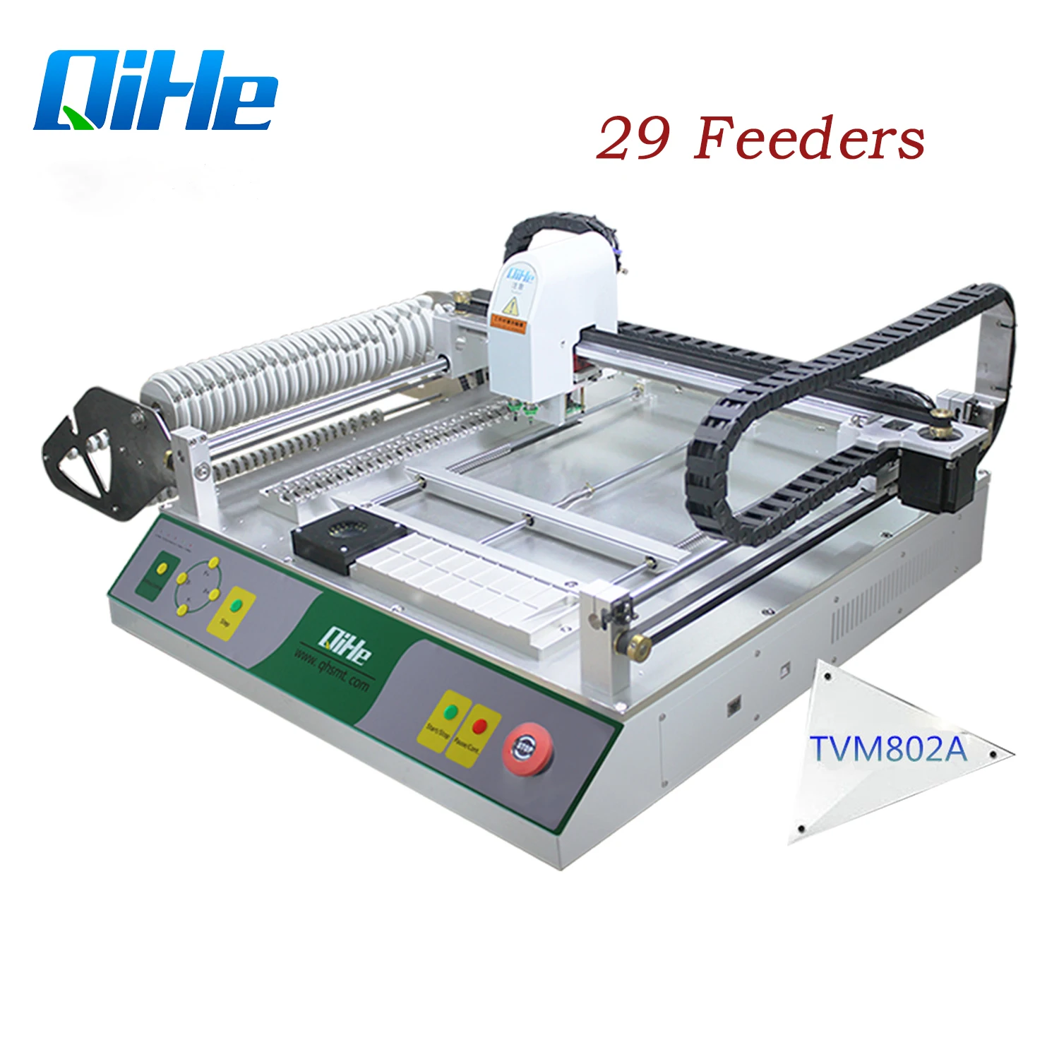 Small Automatic TVM802A With 29 Feeders Production Line For Led Lamps SMT/Desktop Pick and Place Machine Solder Paste Printer