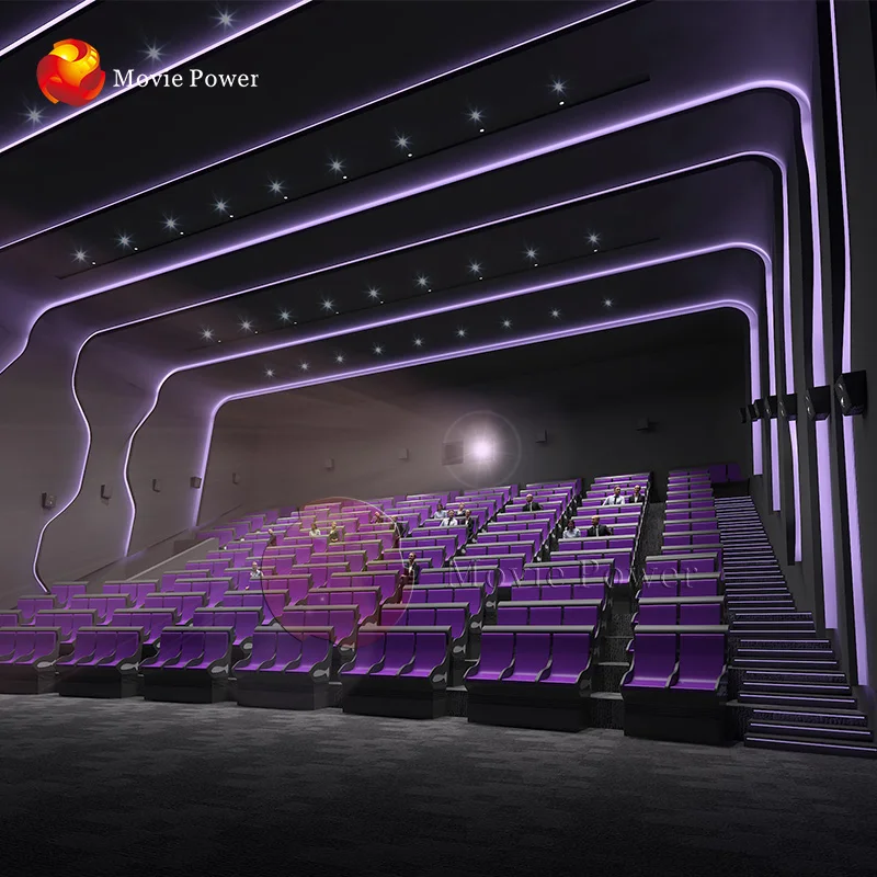 More Than 300 Seats 4D Theater Generating Advanced Vr Theater Price 4d 5d 6d Projector Cinema