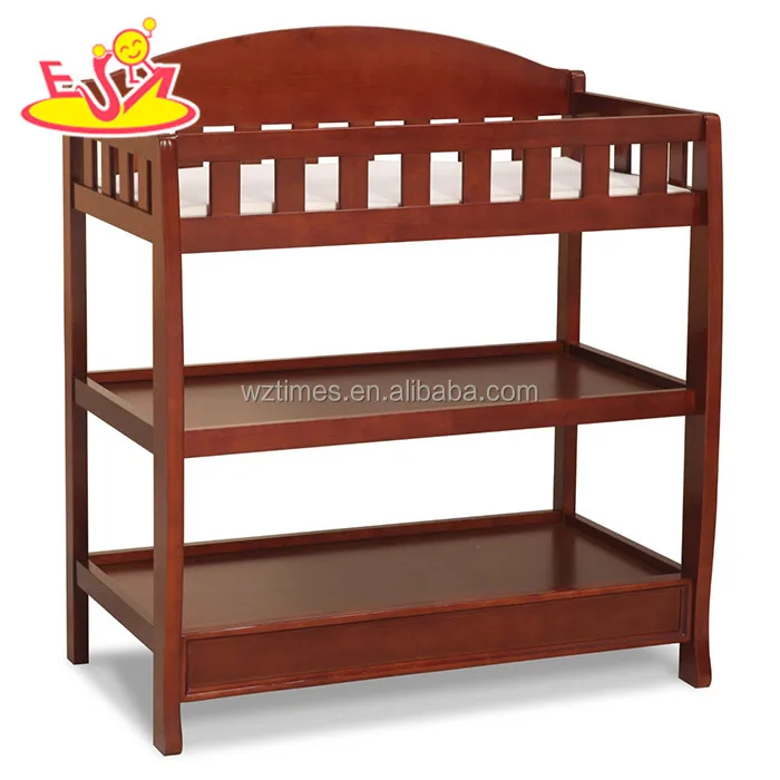 
2018 Wholesale cheap multifunction wooden changing table for baby W08C114 