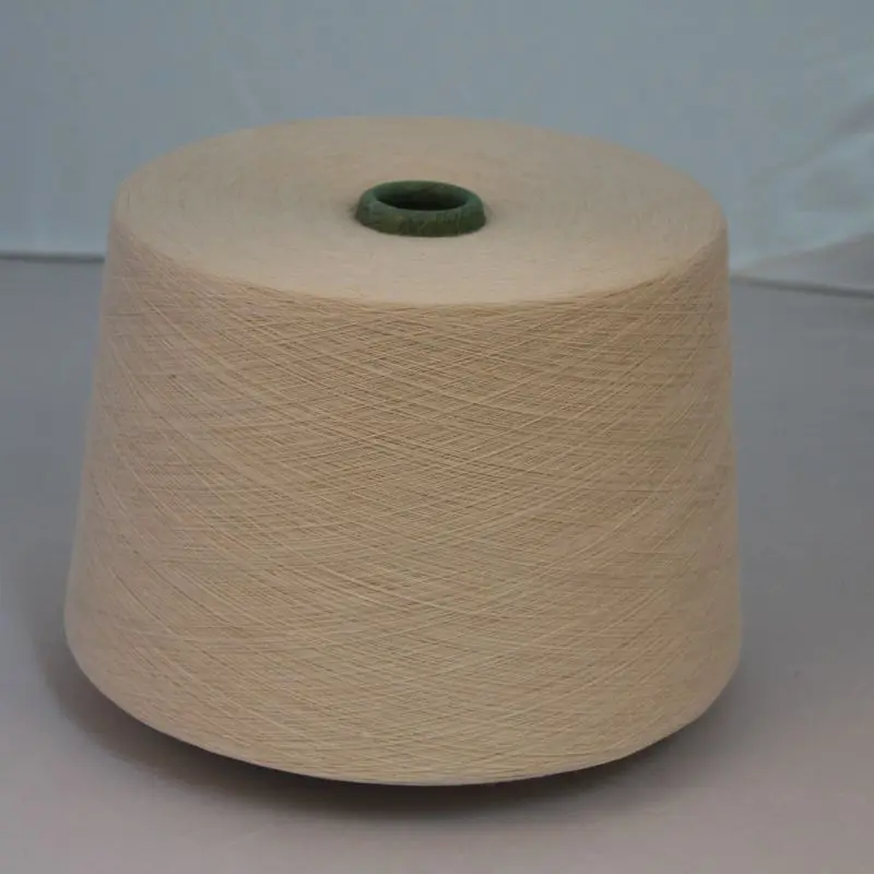 Natural Color Cotton Yarn Knitting Raw Brown White Cotton Yarns