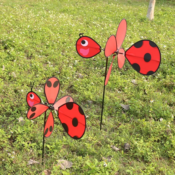 Высококачественная популярная пластиковая ветряная мельница в форме цветка для детей