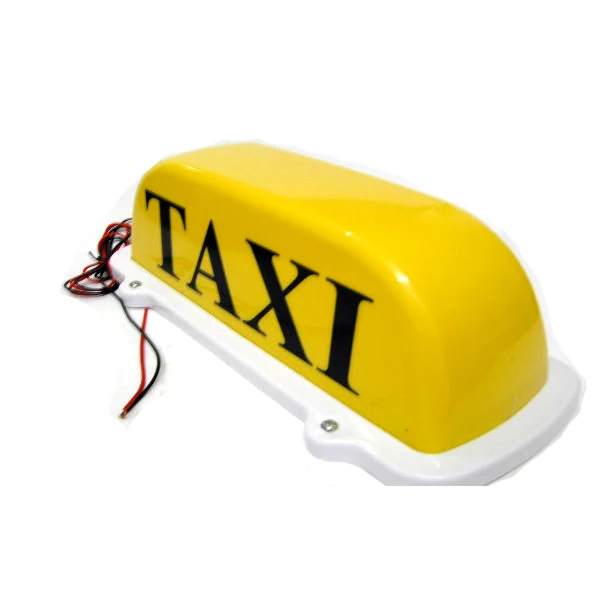 High Quality ! Magnetic 3 Bulbs Inside Taxi Top Light &Cab Roof Lamp
