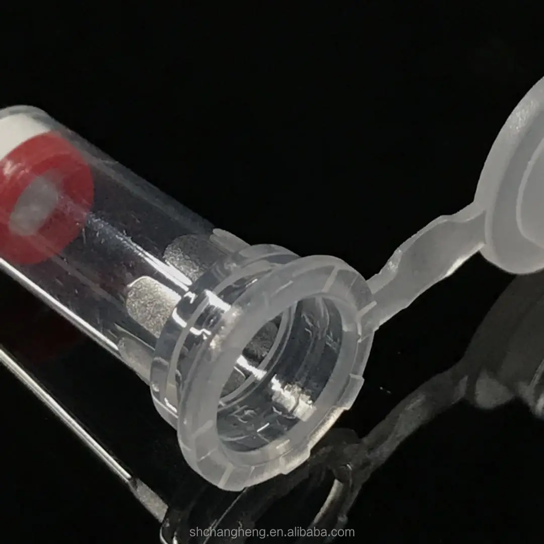 0.8ml test tube with glass fibers with four layers spin column