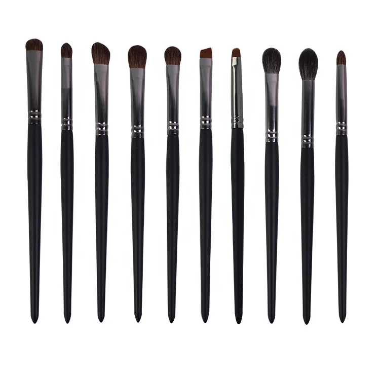 ENERGY 10pcs Eye Makeup Brush eyeshadow cosmetic brush Top Quality goat Natural Hair Makeup brush set