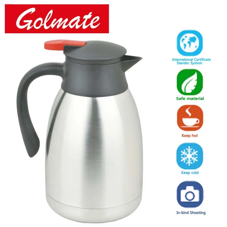 1L 1.5L 2L Double Wall 304 Stainless Steel Wine Coffee Thermal Carafe