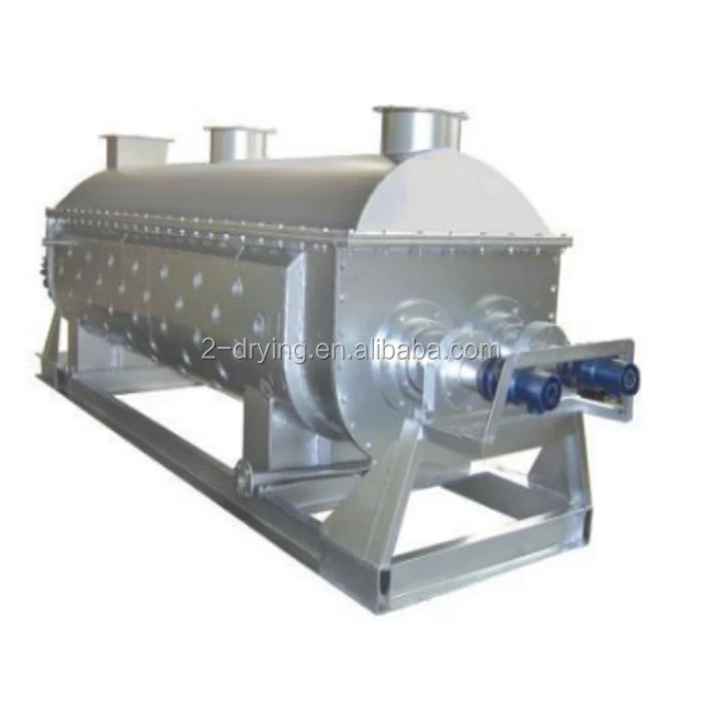 hollow blade dryer for soy okara