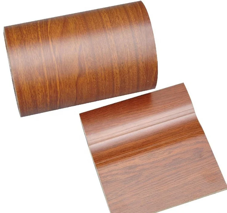 PET material wood grain heat transfer film for door