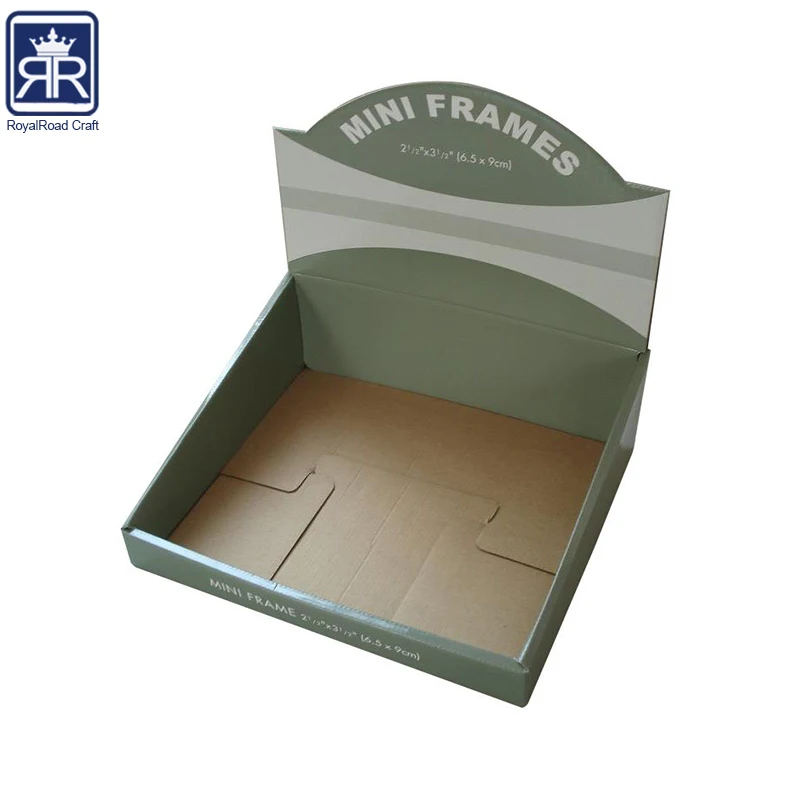 Offset Printing printed corrugated cardboard display PDQ box