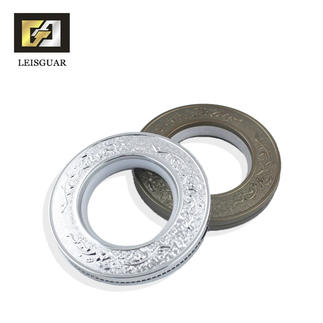 Decoration Roes Gold Curtain Ring Of Plastic Rings Curtain Accessories