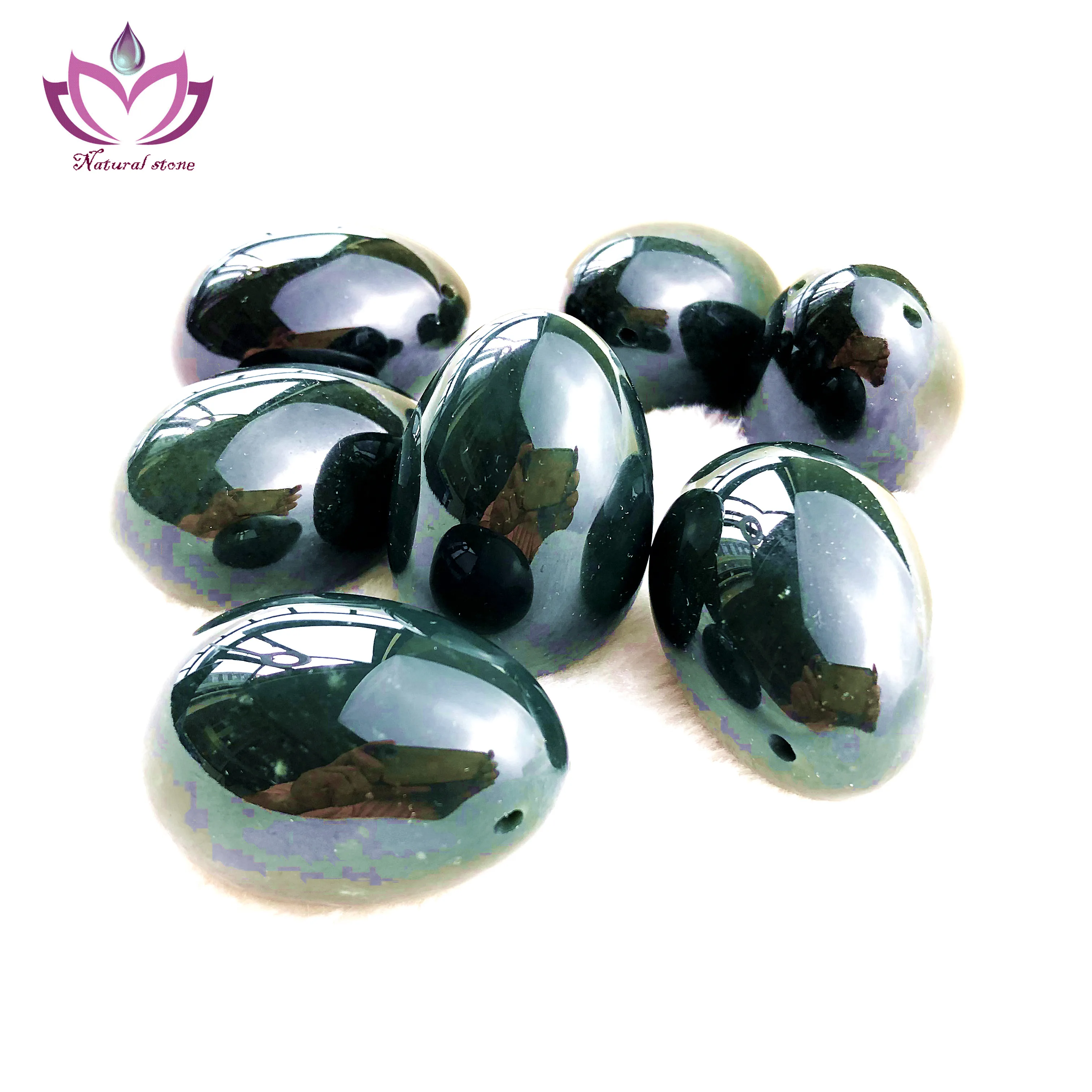 Оптовая продажа 5*4 см 4*3 Yoni Egg nephrite jade sideway