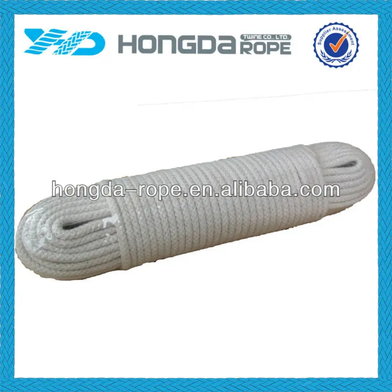 1mm --30 mm Multi- Purpose Braided Cotton Rope Cotton Twine