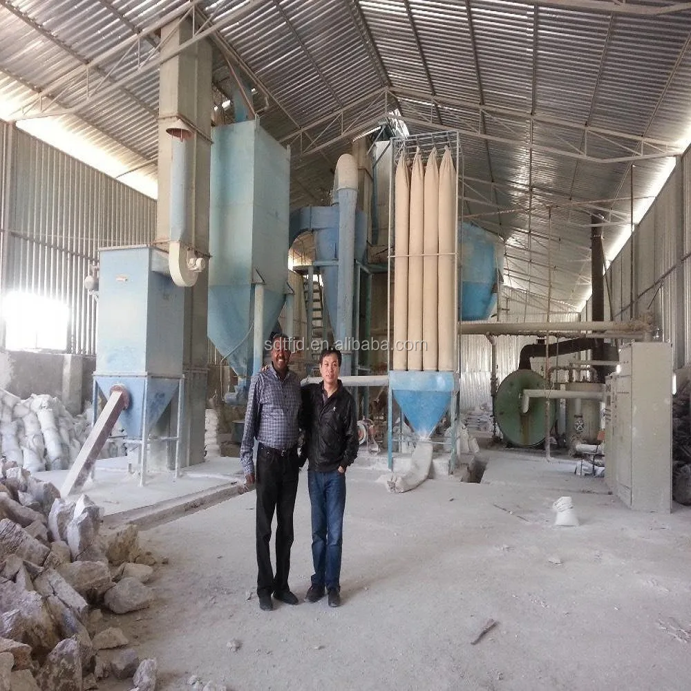 Easy operating natural gypsum powder/plaster of paris making machine