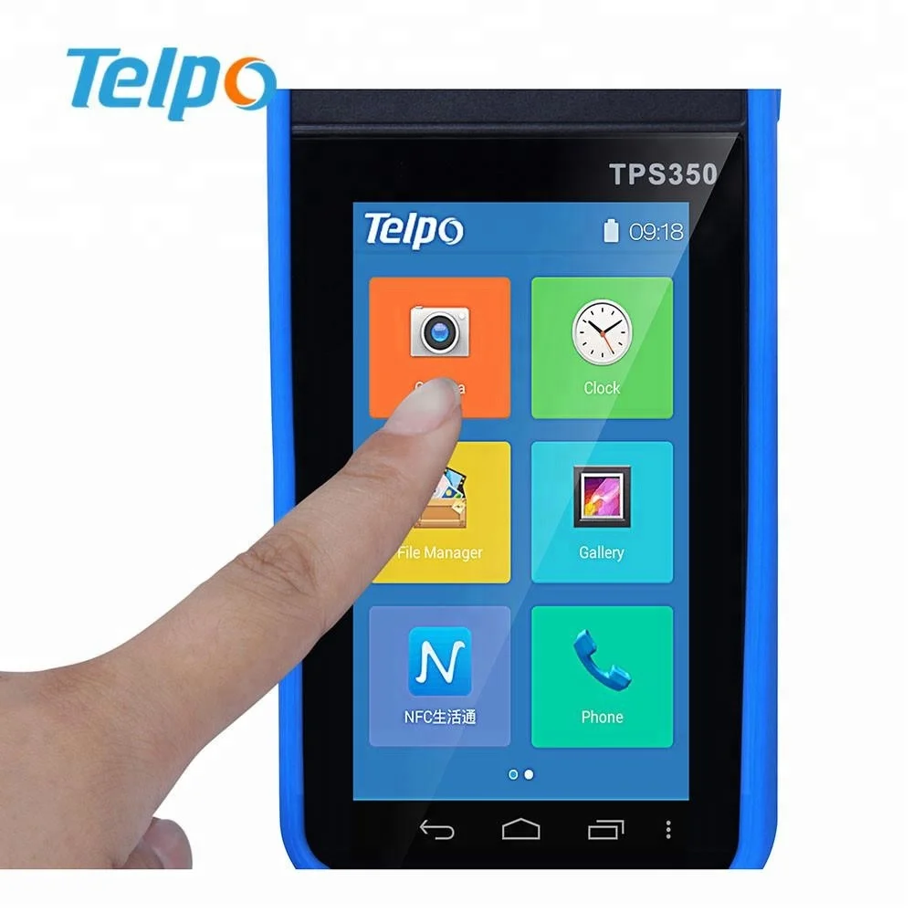 All-in-one Portable Biometric and rfid Solutions Barcode Reader Touch screen Pos system with chip card reader