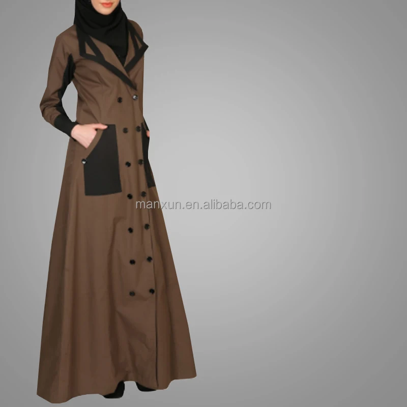Coat Abaya For Middle East Region Modest Forever Burqa Dubai Dress Royal Kuwait Kebaya Fashion Open Overcoat