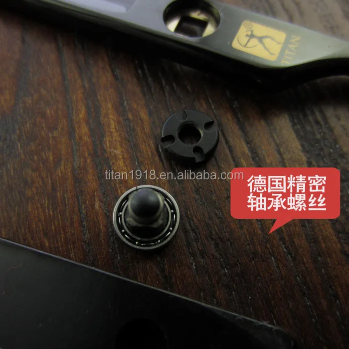 TITAN Hair Scissors Coating Hairdressing Scissors Titanium Suntachi Black Thinning Scissors Cutting Stainless Steel Straight