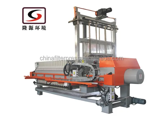 Zhejiang Longyuan 1250 Series Automatic with cloth washing PP Membrane Filter Press
