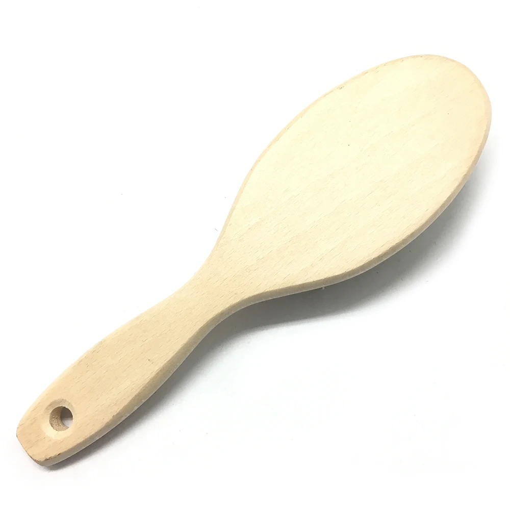 Osaki Brand Hair Brush Massage wooden hair brushes wholesale Steel Pins Wooden Paddle Brush