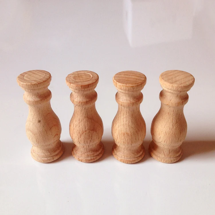custom natural unfinished wood chess DIY wooden chess wood move chess