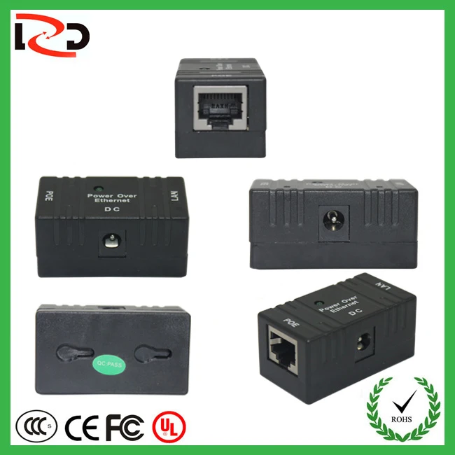 Lzd марка 10 м / 100 Mbp пассивный POE RJ-45 инжектор