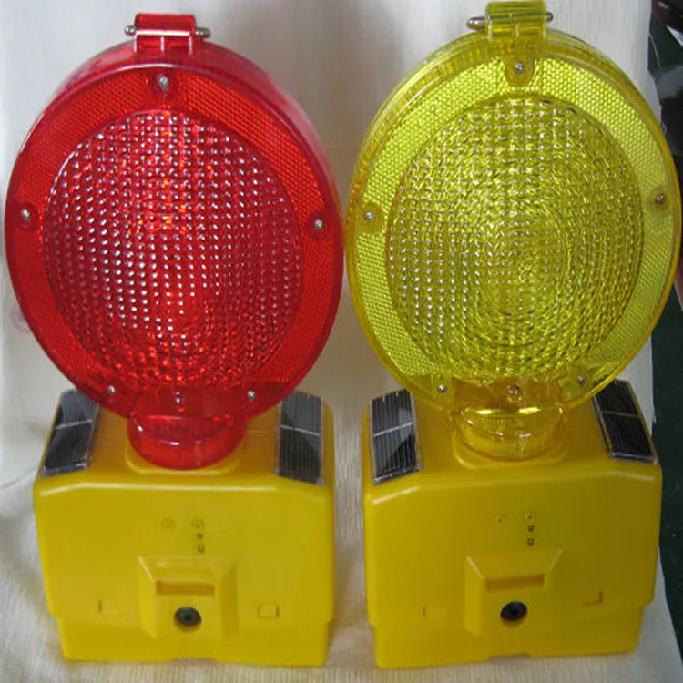 Дорожная лампа на солнечных или аккумуляторных батареях, фонарь для баррикады, светодиодная лампа для дорожного движения, предупреждающий фонарь